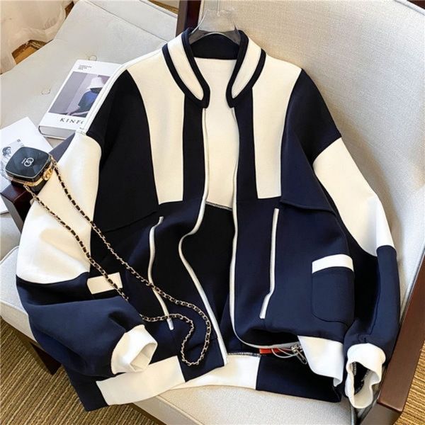mens jackets thin spring autumn contrasting color standup collar jacket baseball uniform womens zipper long sleeves pocket loose coat 230729, Black;brown
mens jackets thin spring autumn contrasting color standup collar jacket baseball uniform womens zipper long sleeves pocket loose coat 230729, Black;brown