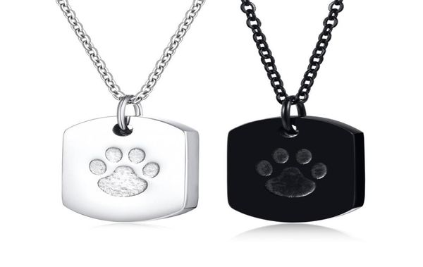 dog tag cremation urn necklace in stainless steel dog paw pendants urn jewelry urns for pet ashes6239550, Silver
dog tag cremation urn necklace in stainless steel dog paw pendants urn jewelry urns for pet ashes6239550, Silver