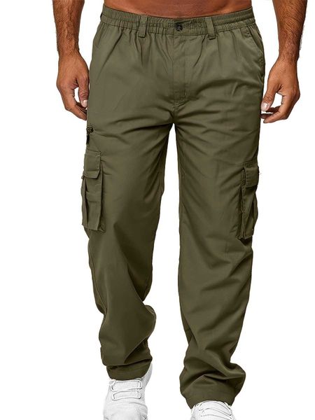 men's pants elastic jogging pants with flap pockets - men's casual loose fitting cargo pants z230731, Black
men's pants elastic jogging pants with flap pockets - men's casual loose fitting cargo pants z230731, Black