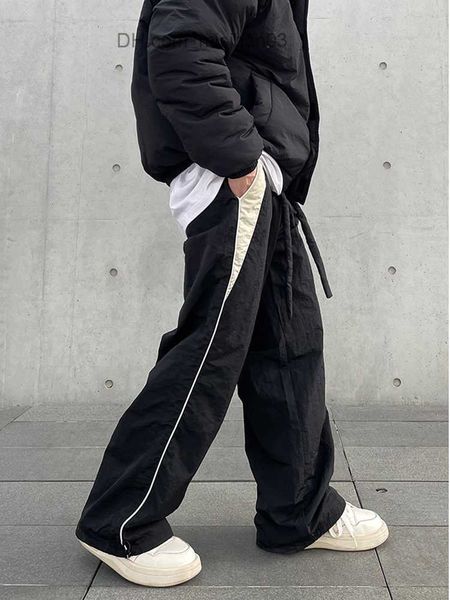 men's pants y2k men's street clothing fashion goods harajuku leisure parachute technology women's sports pants wide leg jogge, Black
men's pants y2k men's street clothing fashion goods harajuku leisure parachute technology women's sports pants wide leg jogge, Black