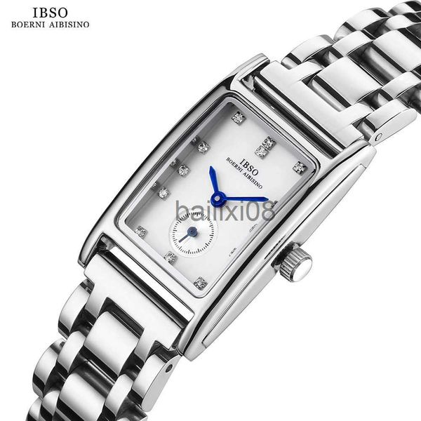 other watches ibso women rectangle quartz watches luxury women stainless steel strap wristwatch 3atm waterproof japanese quartz movement #96, Slivery;black
other watches ibso women rectangle quartz watches luxury women stainless steel strap wristwatch 3atm waterproof japanese quartz movement #96, Slivery;black