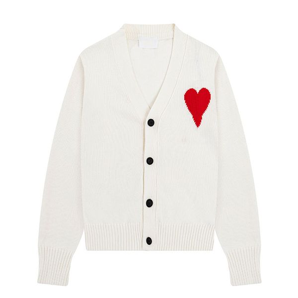 men and women fashion brand amis sweater designer sweater y2k sweater classic sweater macaron love jacquard cardigan sweater, White;black
men and women fashion brand amis sweater designer sweater y2k sweater classic sweater macaron love jacquard cardigan sweater, White;black