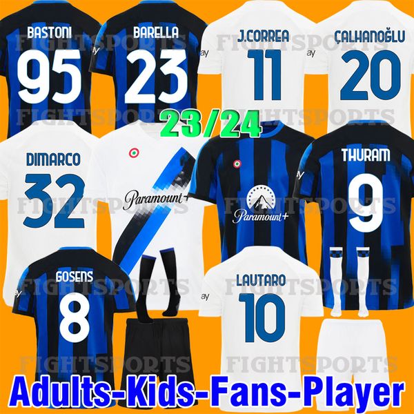 lautaro 23 24 inters soccer jerseys barella correa calhanoglu brozovic gosens inters de vrij milans 2023 2024 home football shirt men kids k, Black;yellow
lautaro 23 24 inters soccer jerseys barella correa calhanoglu brozovic gosens inters de vrij milans 2023 2024 home football shirt men kids k, Black;yellow
