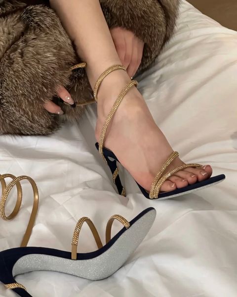 luxury haute couture designer sandals crystal pumps dinner shoes serpentine 10cm with box, Black
luxury haute couture designer sandals crystal pumps dinner shoes serpentine 10cm with box, Black