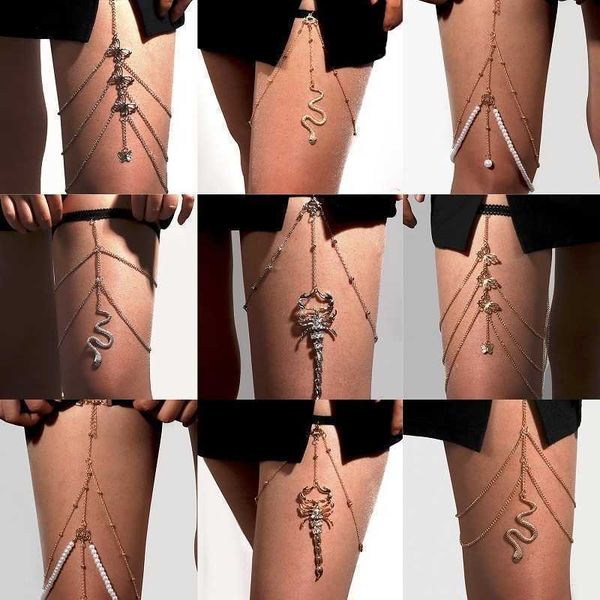 boho rhinestone leg chain shiny women big snake pendant body chains thigh harness jewelry multi layers beach style gift 230719, Red;blue
boho rhinestone leg chain shiny women big snake pendant body chains thigh harness jewelry multi layers beach style gift 230719, Red;blue