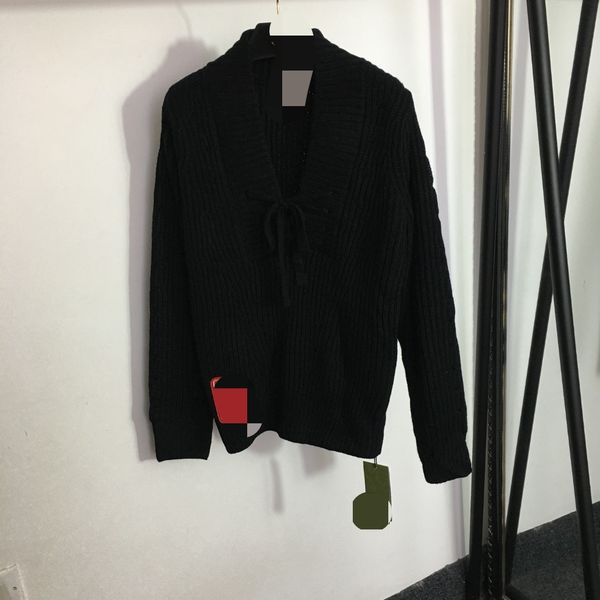 322 2023 spring brand same style sweater long sleeve crew neck pullover fashion womens clothes black khaki womens 20234828, White;black
322 2023 spring brand same style sweater long sleeve crew neck pullover fashion womens clothes black khaki womens 20234828, White;black