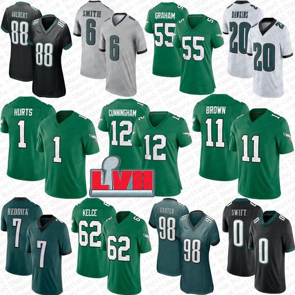jason kelce jalen hurts football jersey aj brown devonta smith d'andre swift brian dawkins haason reddick nolan jalen carter lane johns, Black;red
jason kelce jalen hurts football jersey aj brown devonta smith d'andre swift brian dawkins haason reddick nolan jalen carter lane johns, Black;red