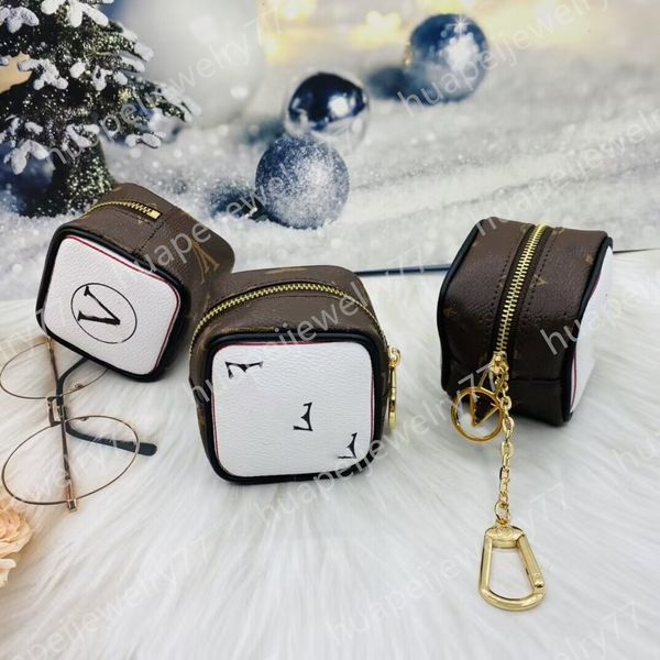 fashion dice bag designer keychains mini zipper wallet fashion womens leather keychain old flower letter wallet, Silver
fashion dice bag designer keychains mini zipper wallet fashion womens leather keychain old flower letter wallet, Silver