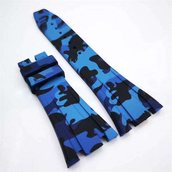 27mm camouflage blue color rubber watch band 18mm folding clasp lug size ap strap for royal oak 39mm 41mm watch 15400 153902827, Black;brown
27mm camouflage blue color rubber watch band 18mm folding clasp lug size ap strap for royal oak 39mm 41mm watch 15400 153902827, Black;brown
