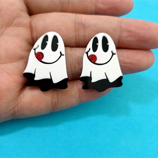 halloween ghost stud earrings for women black white cute cartoon classic acrylic jewelry accessories, Golden;silver
halloween ghost stud earrings for women black white cute cartoon classic acrylic jewelry accessories, Golden;silver
