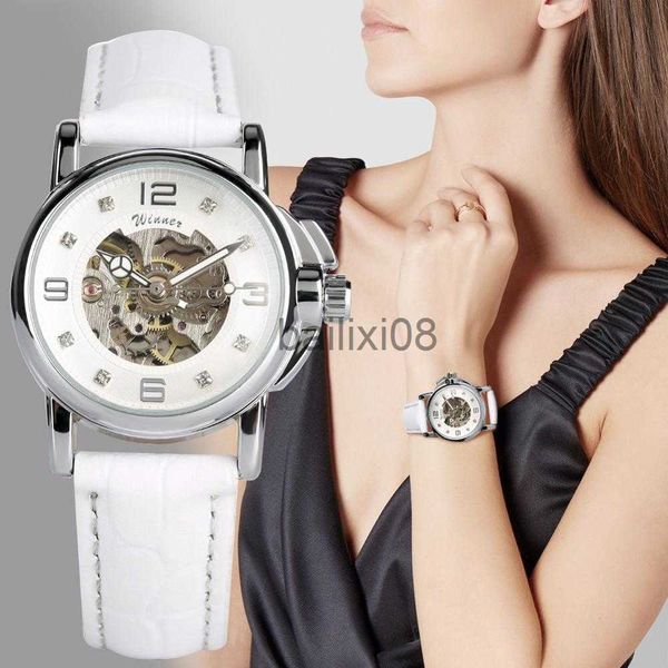 other watches women's watch automatic mechanical watch ladies clock skeletons wristwatch hollow out automatic-self-winding j230728, Slivery;black
other watches women's watch automatic mechanical watch ladies clock skeletons wristwatch hollow out automatic-self-winding j230728, Slivery;black