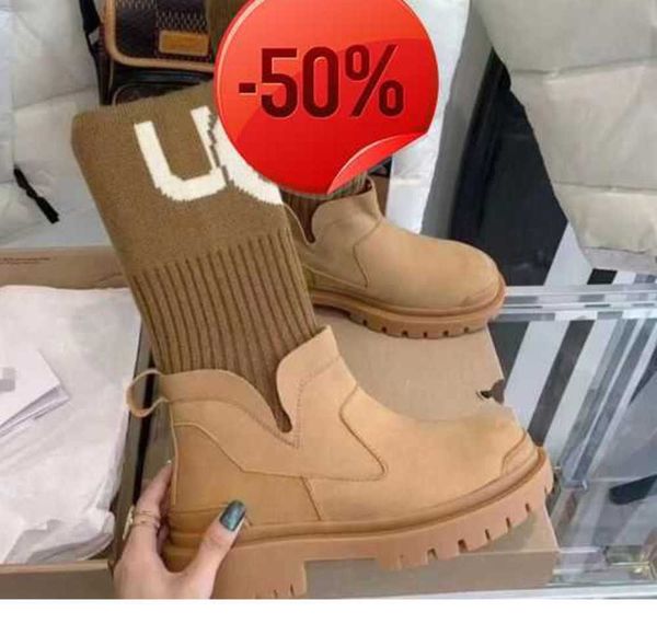 boots women's fashion snow boots thick soled elastic knitting stitching warm socks martin middle platform boots99, Black
boots women's fashion snow boots thick soled elastic knitting stitching warm socks martin middle platform boots99, Black