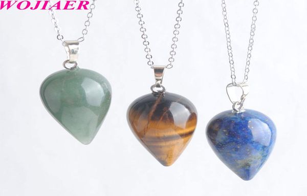 wojiaer reiki healing pendulum natural stone pendant necklace amulet crystal meditation water drop pendant for trend men women be93233005, Silver
wojiaer reiki healing pendulum natural stone pendant necklace amulet crystal meditation water drop pendant for trend men women be93233005, Silver