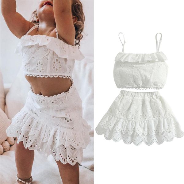 clothing sets focusnorm 2pcs summer lovely kids girls 1 6y clothes lace flowers hollow ruffles sleeveless vest a line skirts 230731, White
clothing sets focusnorm 2pcs summer lovely kids girls 1 6y clothes lace flowers hollow ruffles sleeveless vest a line skirts 230731, White