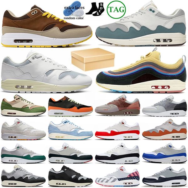 with box 1 87 running shoes for men women 1s 87s designer sneakers patta white noise aqua sean wotherspoon obsidian treeline blueprint bred
with box 1 87 running shoes for men women 1s 87s designer sneakers patta white noise aqua sean wotherspoon obsidian treeline blueprint bred
