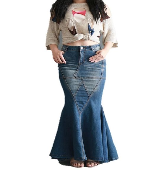 big fish tail denim skirt women stretchy long skirt floorlength patchwork mermaid denim skirt trumpet vintage high waist jeans2442697, Black;gray
big fish tail denim skirt women stretchy long skirt floorlength patchwork mermaid denim skirt trumpet vintage high waist jeans2442697, Black;gray