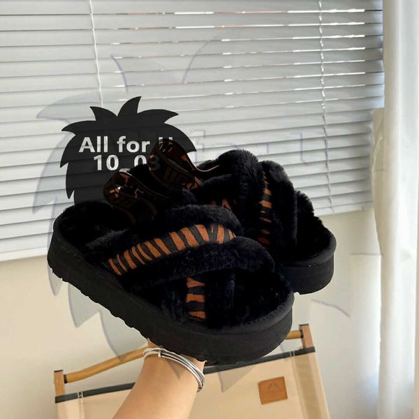 designer wool shoes thick sole tiger stripes scandals women's winter slippers tazzman boots fashional uggity warm and comfortable slipp, Black
designer wool shoes thick sole tiger stripes scandals women's winter slippers tazzman boots fashional uggity warm and comfortable slipp, Black