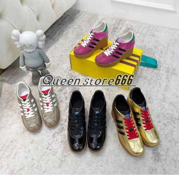 gazelle slipsole casual sneakers designers women be adorned with trefoil printing streak heel-height 9cm sneakers fashion leather rubber can, Black
gazelle slipsole casual sneakers designers women be adorned with trefoil printing streak heel-height 9cm sneakers fashion leather rubber can, Black