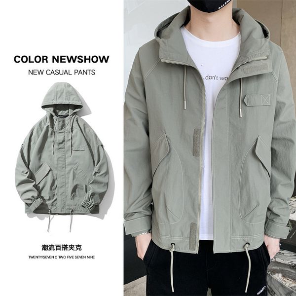 mens jackets men hooded jacket in the spring fashion brand tooling trend casual daily baseball 230729, Black;brown
mens jackets men hooded jacket in the spring fashion brand tooling trend casual daily baseball 230729, Black;brown
