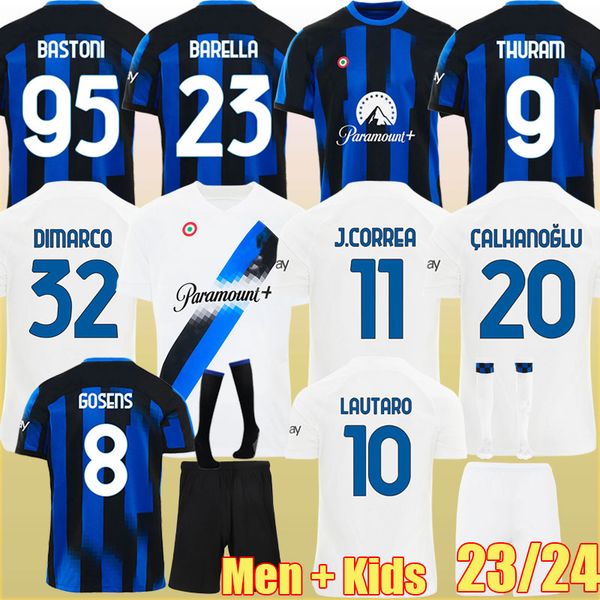 23 24 thuram lukaku soccer jerseys dimarco inter barella vidal lautaro frattesi j. correa football shirts 2023 2024 calhanoglu milans men ki, Black;yellow
23 24 thuram lukaku soccer jerseys dimarco inter barella vidal lautaro frattesi j. correa football shirts 2023 2024 calhanoglu milans men ki, Black;yellow