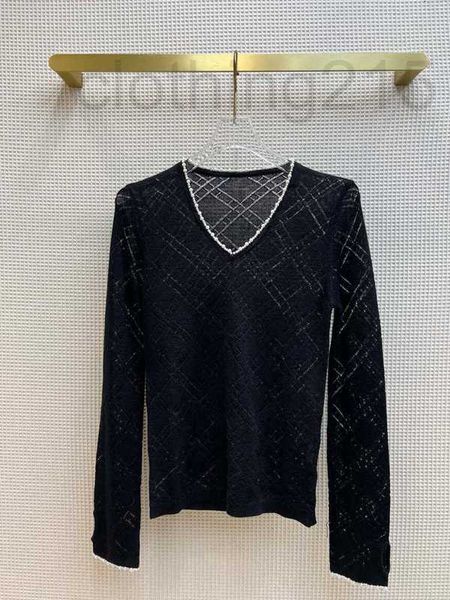 women's knits & tees designer autumn/winter casual versatile pearl v-neck hollow bottom long sleeve pullover knit mp2s, White
women's knits & tees designer autumn/winter casual versatile pearl v-neck hollow bottom long sleeve pullover knit mp2s, White