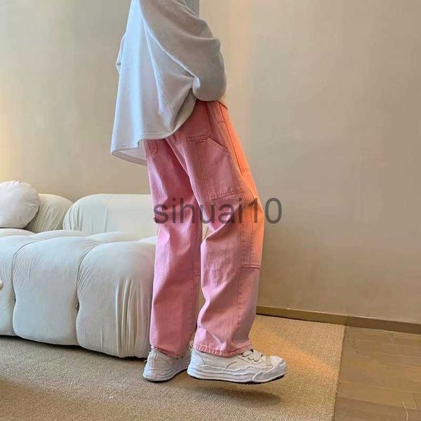 men's jeans 2022 new fashion pink baggy men cargo jeans pants elegant straight casual women solid long trousers y2k clothes pantn homme, Blue
men's jeans 2022 new fashion pink baggy men cargo jeans pants elegant straight casual women solid long trousers y2k clothes pantn homme, Blue