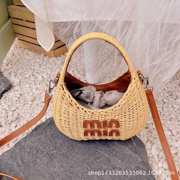 designer bags popular straw woven bag letter woven women's bag small bag miu tote bag x0go
designer bags popular straw woven bag letter woven women's bag small bag miu tote bag x0go