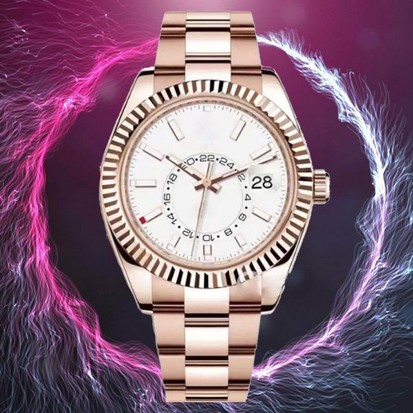 luxury men sports sky dweller watch automatic watches multi function gmt dual time zone 904l stainless steel oyster bracelet waterproof lumi, Slivery;brown
luxury men sports sky dweller watch automatic watches multi function gmt dual time zone 904l stainless steel oyster bracelet waterproof lumi, Slivery;brown