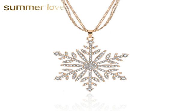 new fashion white crystal zircon hollow snowflake pendant necklace for women gold sweater chain multilayer long necklace christmas8414602, Silver
new fashion white crystal zircon hollow snowflake pendant necklace for women gold sweater chain multilayer long necklace christmas8414602, Silver
