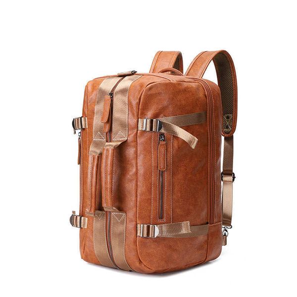 men's large bag large capacity pu leather men's backpack computer bag portable diagonal backpack 230715
men's large bag large capacity pu leather men's backpack computer bag portable diagonal backpack 230715