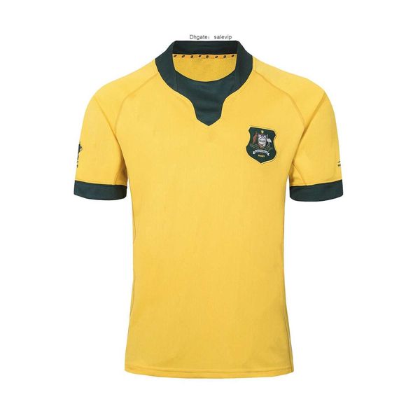 2019 australia home rugby jersey size s-m--xl-xxl-3xl--5xl, White;black 
2019 australia home rugby jersey size s-m--xl-xxl-3xl--5xl, White;black