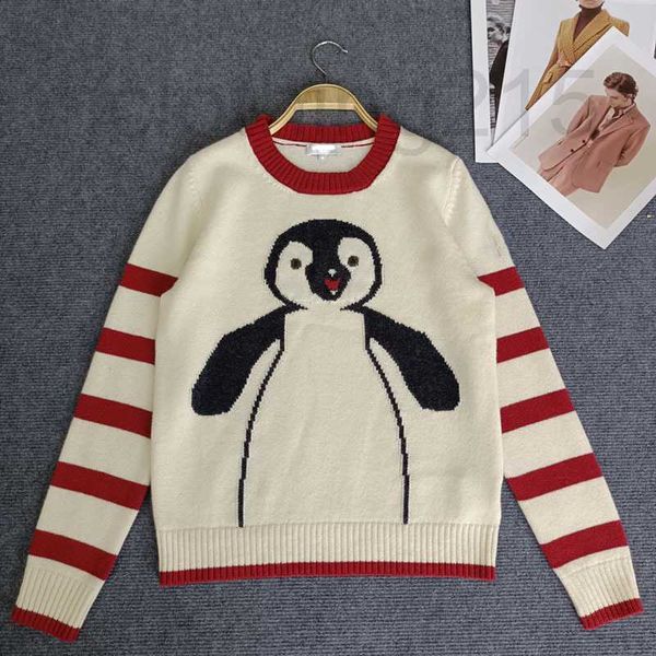 women's knits & tees designer 23ss new product launched spring penguins jacquard knitted sweater versatile pullover long sleeve 5zf2, White
women's knits & tees designer 23ss new product launched spring penguins jacquard knitted sweater versatile pullover long sleeve 5zf2, White