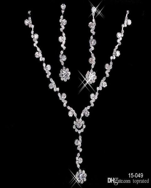 15049 bridal jewelry necklace alloy plated rhinestones pearls crystal jewelry set for wedding bride bridesmaid 9013710, White
15049 bridal jewelry necklace alloy plated rhinestones pearls crystal jewelry set for wedding bride bridesmaid 9013710, White