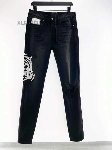 men's jeans jean men embroidery patchwork ripped skinny bn3t, Blue
men's jeans jean men embroidery patchwork ripped skinny bn3t, Blue