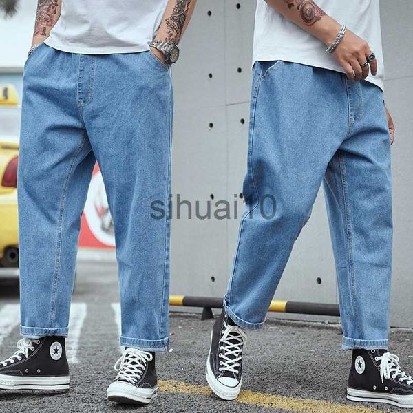 men's jeans oversize straight jeans men casual loose denim trousers high street hip hop baggy pants solid man big size 28-48 stretch j2, Blue
men's jeans oversize straight jeans men casual loose denim trousers high street hip hop baggy pants solid man big size 28-48 stretch j2, Blue