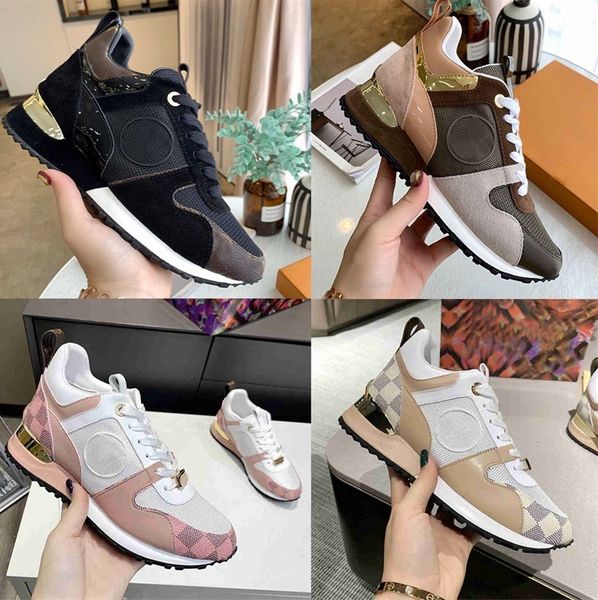 run away casual shoes men women calf leather sneakers mesh mixed color trainer retro splicing stylist shoe flat sneaker, Black
run away casual shoes men women calf leather sneakers mesh mixed color trainer retro splicing stylist shoe flat sneaker, Black