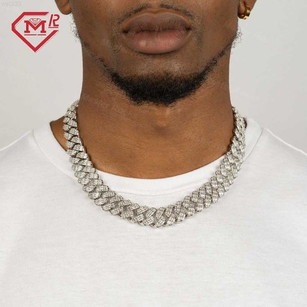 ice chains hip hop for men 19 mm prong baguette cuban chain real cuban moissanite diamond vvs chain, Silver
ice chains hip hop for men 19 mm prong baguette cuban chain real cuban moissanite diamond vvs chain, Silver