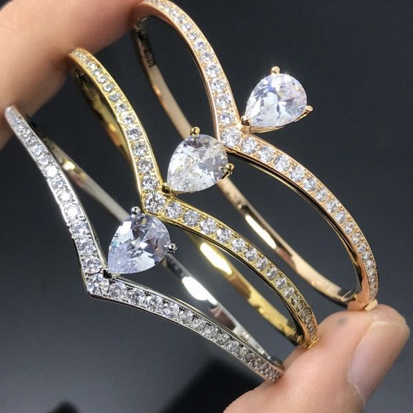 bracelets designer for women chau bangle 18k classic style exquisite simplicity iconic water drop diamond bracelet o7dv#, Black
bracelets designer for women chau bangle 18k classic style exquisite simplicity iconic water drop diamond bracelet o7dv#, Black
