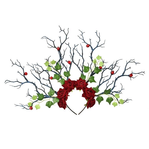 headwear hair accessories long antlers headband tree branches horns hairband gothic cosplay party headdress roses leaf berry headpiece lolit
headwear hair accessories long antlers headband tree branches horns hairband gothic cosplay party headdress roses leaf berry headpiece lolit