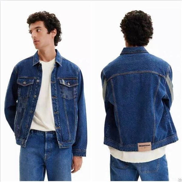 mens jackets foreign trade original order spain denim jacket square neck casual splice short coat fashion versatile 230729, Black;brown
mens jackets foreign trade original order spain denim jacket square neck casual splice short coat fashion versatile 230729, Black;brown
