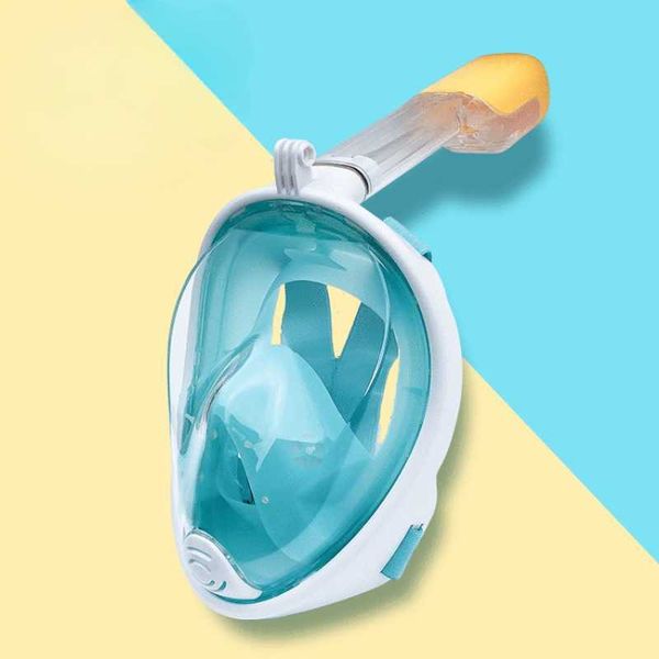 professional snorkeling diving mask underwater scuba full face snorkel mask anti fog goggles for kids swimming equipment, Blue
professional snorkeling diving mask underwater scuba full face snorkel mask anti fog goggles for kids swimming equipment, Blue
