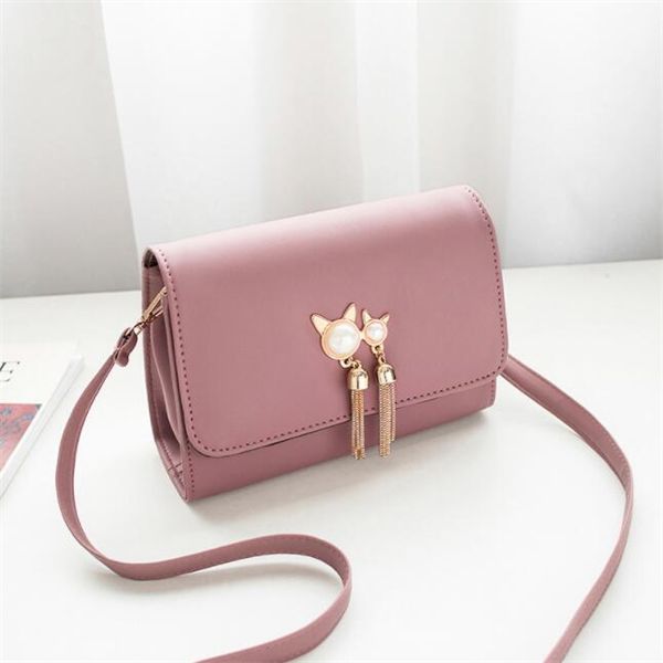 female bag new personalized tassel shoulder bag sweet and lovely small bag crossbody bag, Black
female bag new personalized tassel shoulder bag sweet and lovely small bag crossbody bag, Black