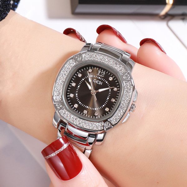women watch watches luxury fashion designer waterproof quartz-battery full star square alloy 40.5mm watch, Slivery;brown
women watch watches luxury fashion designer waterproof quartz-battery full star square alloy 40.5mm watch, Slivery;brown
