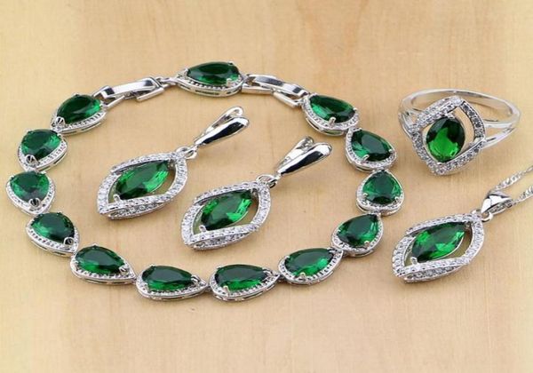 rhombic green created emerald white cz 925 sterling silver jewelry sets for women earringspendantnecklaceringsbracelet46113364017537, Slivery;golden
rhombic green created emerald white cz 925 sterling silver jewelry sets for women earringspendantnecklaceringsbracelet46113364017537, Slivery;golden