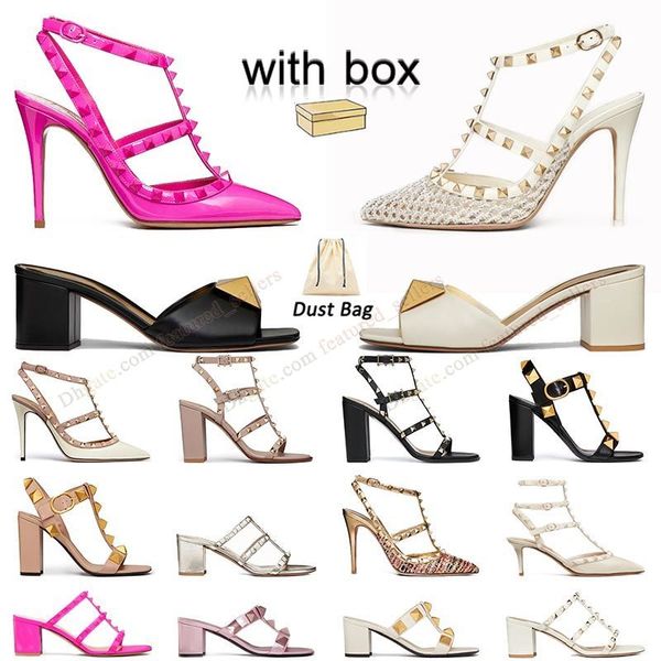 designer womens sandals women valentine's heel open toe kitten slingback low high pink sliver gold black heels rivets sandal slides lux
designer womens sandals women valentine's heel open toe kitten slingback low high pink sliver gold black heels rivets sandal slides lux