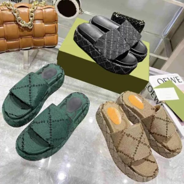 newset classic lady slippers woman strawberry beach thick bottom shoes platform alphabet sandals leather high heel slippers, Black
newset classic lady slippers woman strawberry beach thick bottom shoes platform alphabet sandals leather high heel slippers, Black