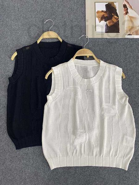 women's knits & tees designer 2023 spring/summer new hollow out sleeveless camellia print round neck tank for women x0zb, White
women's knits & tees designer 2023 spring/summer new hollow out sleeveless camellia print round neck tank for women x0zb, White