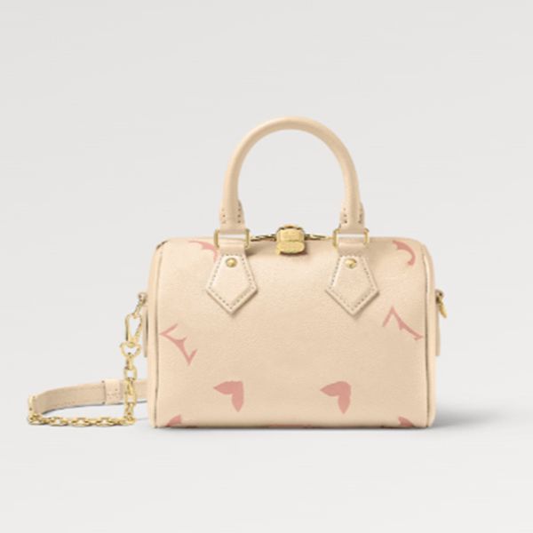 explosion new women's bags m46397 travel bag handbag speedy bandouliere 20 pattern embossed letter print cream pink colorway rolled gol
explosion new women's bags m46397 travel bag handbag speedy bandouliere 20 pattern embossed letter print cream pink colorway rolled gol