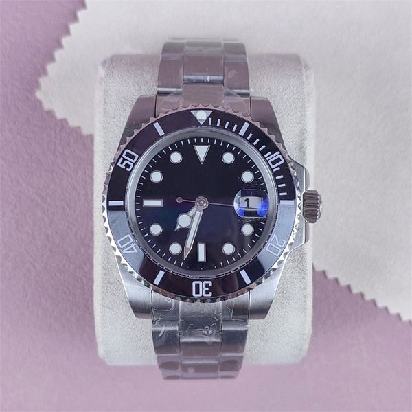 orologio designer watch 124060 sub watch women 8215 automatic fashion casual montre homme zdr ceramic bezel everose men gold watch famous dh, Slivery;brown