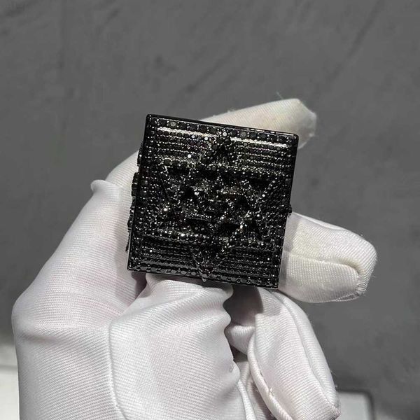 rapper ring jewelry silver sterling black diamond hip hop champion men moissanite ring
rapper ring jewelry silver sterling black diamond hip hop champion men moissanite ring
